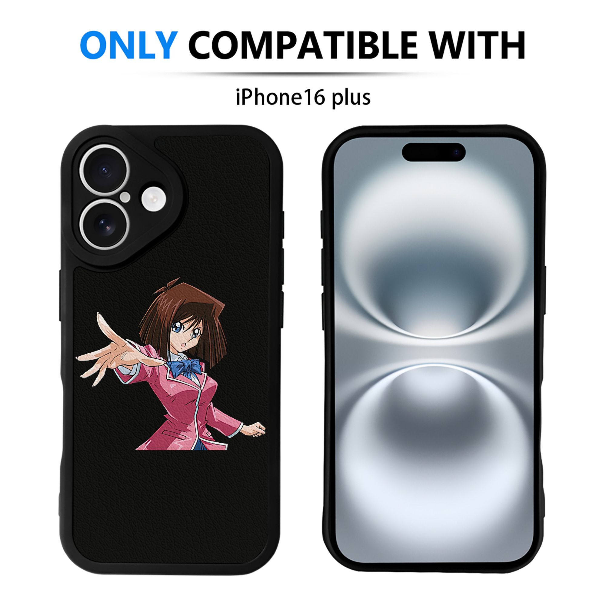 遊☆戯☆王 Yu-Gi-Oh! 【iPhone 16シリーズ対応】シリコンスマホケース（レザー調） 材質：シリコン